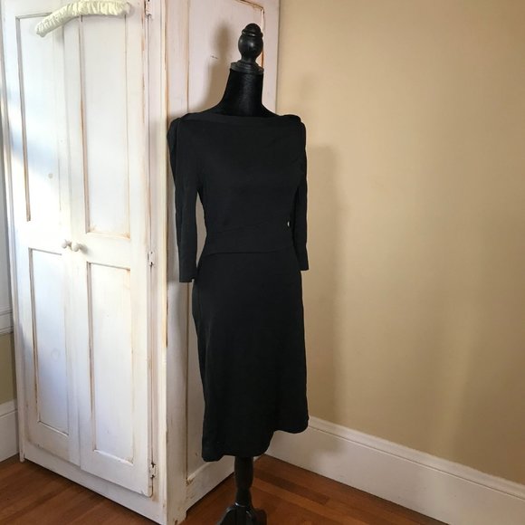 Diane Von Furstenberg Black Dress 4 6 - Picture 5 of 8